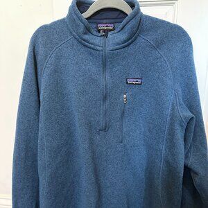 Patagonia Men's 1/4 Zip Better Sweater Navy XL